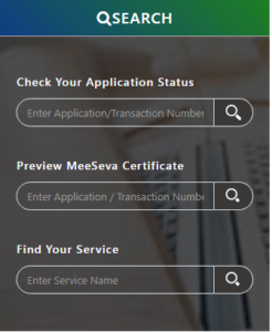 Meeseva Transaction Status